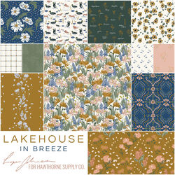 Lakehouse Fat Quarter Bundle in Breeze
