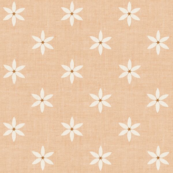 Star Flowers in Coral