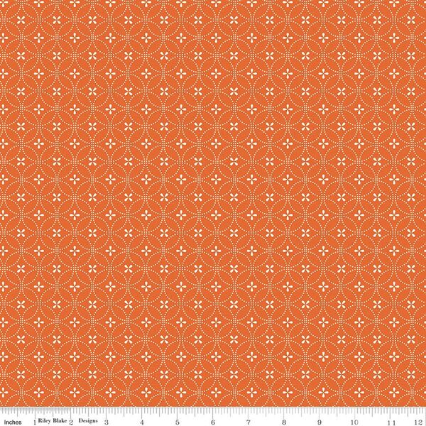 Circle Dots in Orange