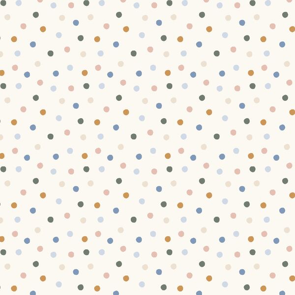 Tossed Polka Dot in Spring Meadow