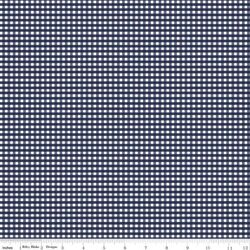 1/8" Gingham in Navy