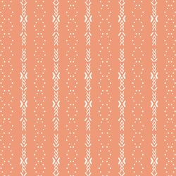 Zigzag Dot in Peach