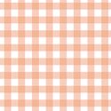 Gingham in Deep Peach