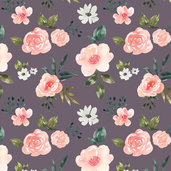Roses in Plum