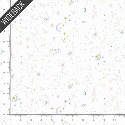 Starry Night Wideback in White