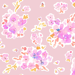 Fuchsia Blossom in Butterfly Pink