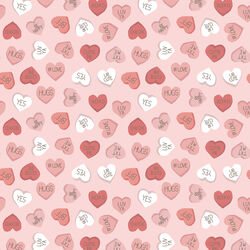Conversation Hearts in Valentine