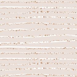 Wavy Dot Stripe in Oatmeal