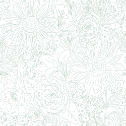 Paperie in Crystal Blue on White