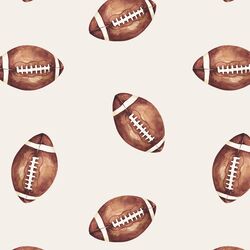 Footballs in Cream