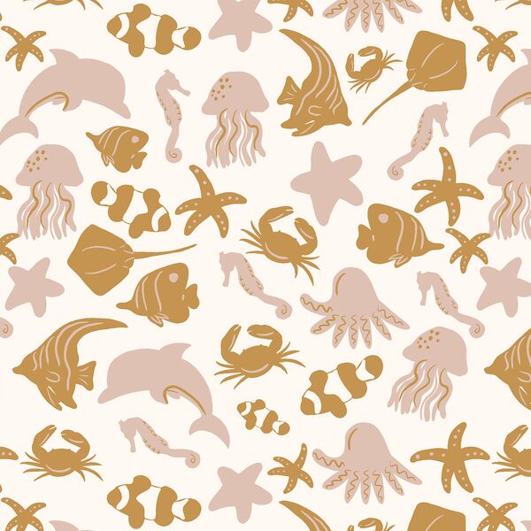 Ocean in Golden Summer