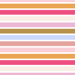 Rainbow Stripe in Cherry Berries