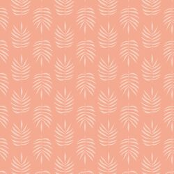 Leaf Silhouette in Lily Pink