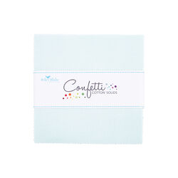 Confetti Cotton 5" Square Pack in Bleached Denim