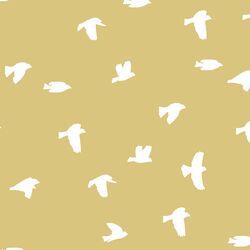 Flock Silhouette in Honey