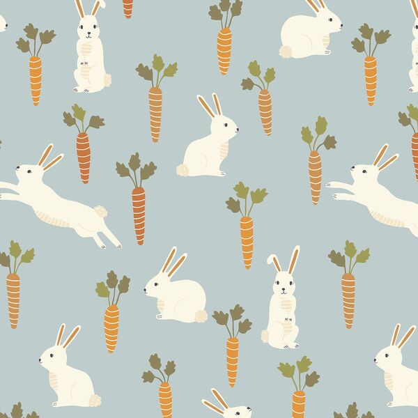 Easter Garden in Air Blue