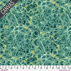 Teal Marble Canvas in Teal