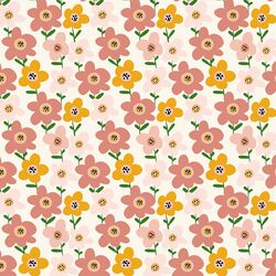 Summer Mod Floral in Ivory