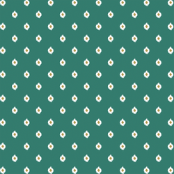 Tiny Ikat in Malachite Green