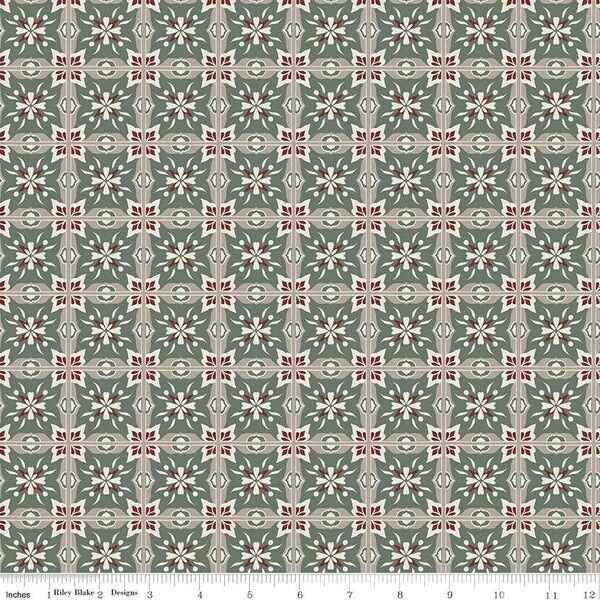 Mill Tiles in Green