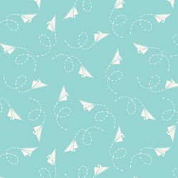 Paper Planes in Aqua