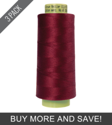 Cranberry (9160-0918) - Silk Finish Cotton 60wt - 3000 Yards (3 Pack)