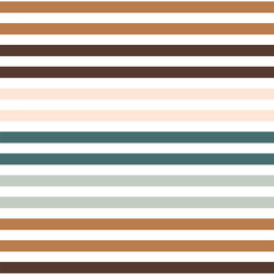 Large Vintage Stripe in Treasure