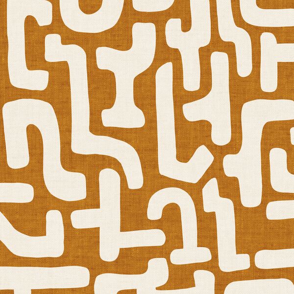 Large Geometric in Caramel