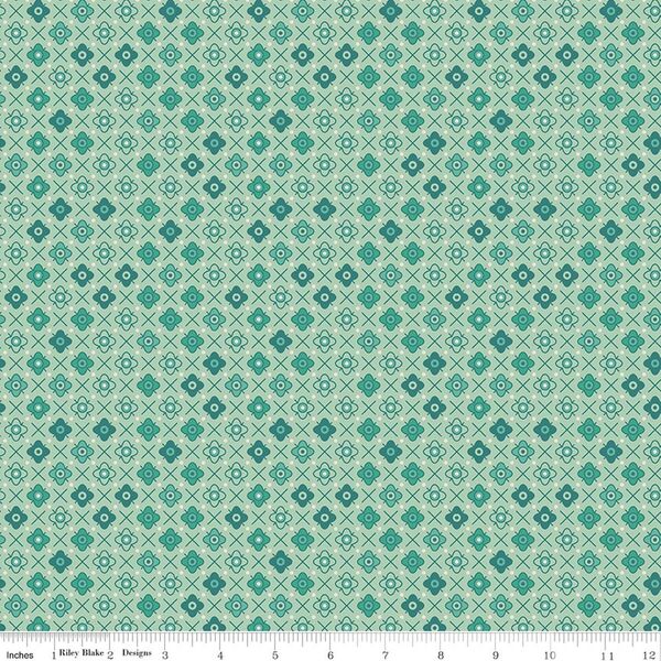 Flower Patch in Sage