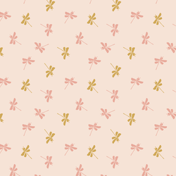 Winged Dragonflies in Lotus Pink