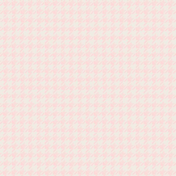 Striped Houndstooth in Pink Quartz
