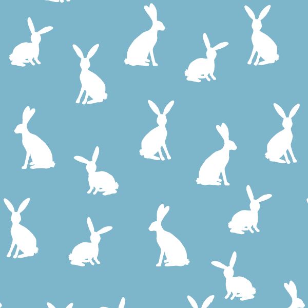 Cottontail Silhouette in Surf