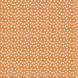 Scallop Polka Dots in Warm Orange