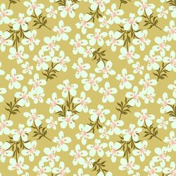 Scattered Floral in Moss