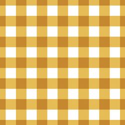 Small Summer Gingham in Golden Sun