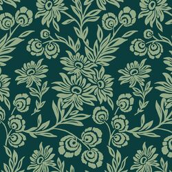 Handpicked Daisies in Emerald