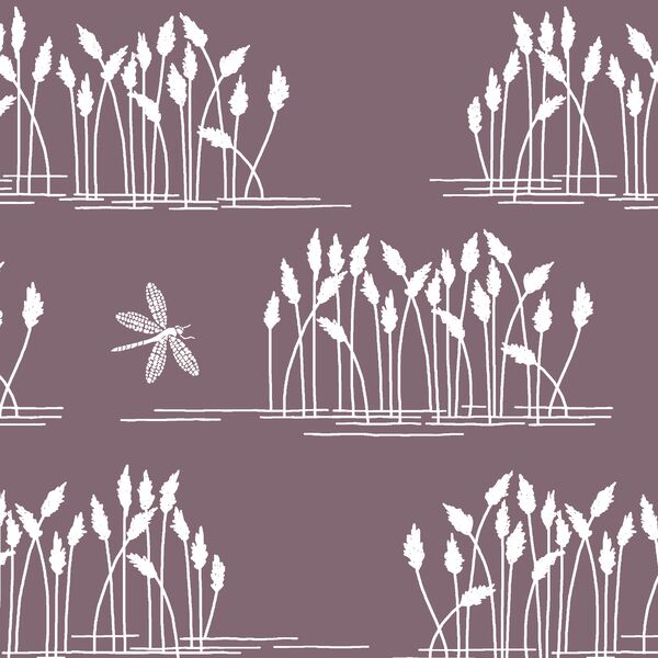 Reeds in Light Mulberry