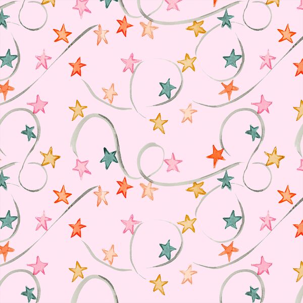 Star Garland in Sugary