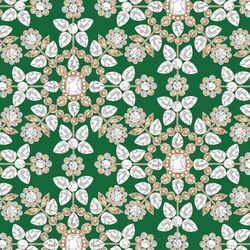 Jeweled Snowflakes in Pine
