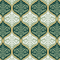 Little Damask in Emerald