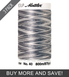 Overcast Greys (4880-9920) - Poly Sheen Multi - 875 Yards (3 Pack)