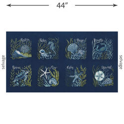 Coastal Tiles Panel in Deep Sea