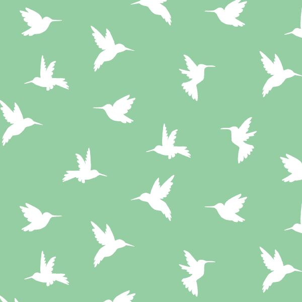Hummingbird Silhouette in Sprout