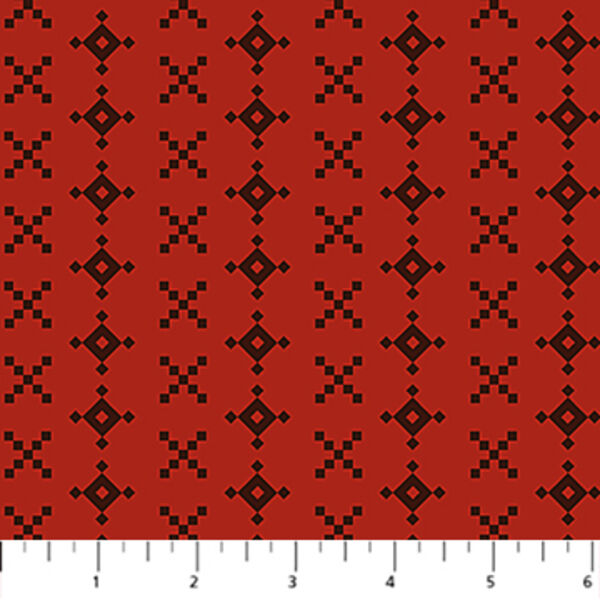 Treasure Map in Crimson