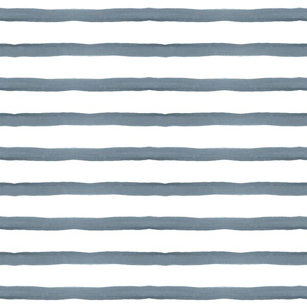 Large Wanderlust Stripe in Indigo
