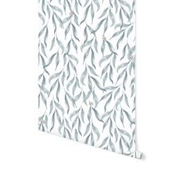 Swaying Eucalyptus in White
