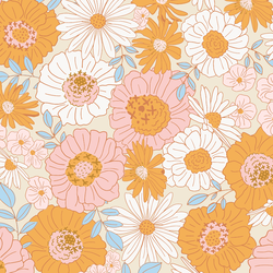 Autumn Glow Floral in Cream