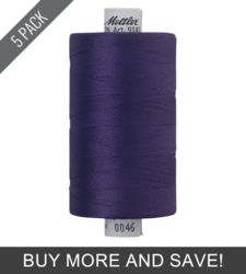 Deep Purple (9141-0046) - Silk Finish Cotton 40wt - 1094 Yards (5 Pack)