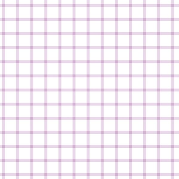 Modern Check in Purple Pansy
