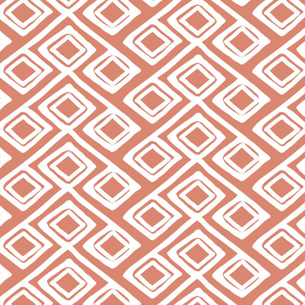 Woven Diamonds in Desert Rose